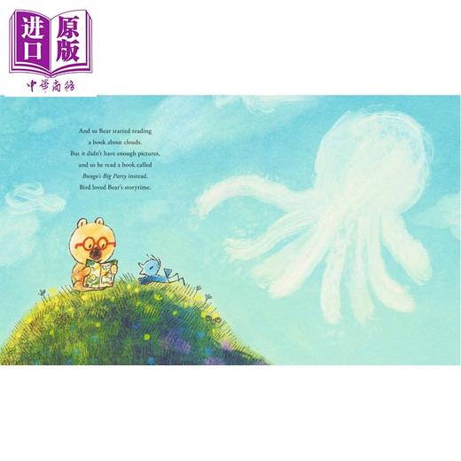 预售 【中商原版】熊与鸟绘本 云朵 The Cloud A Bear and Bird Picture Book 英文原版 儿童绘本故事书 进口童书3-7岁 精装 Jarvis 商品图2