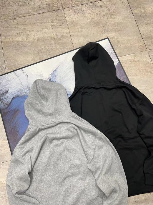 F033144春季新款连帽运动衫简约宽松休闲刺绣拉链开衫外套连帽长袖卫衣 商品图3