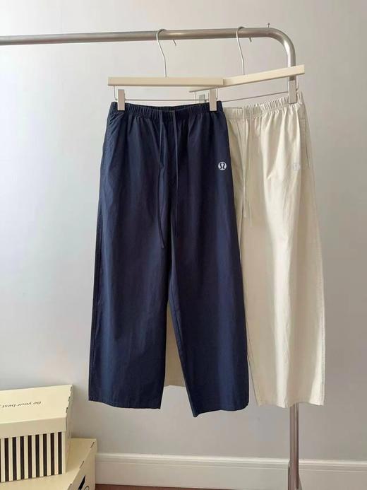 F033158夏季新款宽松透气百搭小个子九分休闲直筒裤子长裤 商品图1