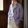 天丝亚麻长袖衬衫 明星同款垂坠感面料 慵懒轻奢风 商品缩略图5