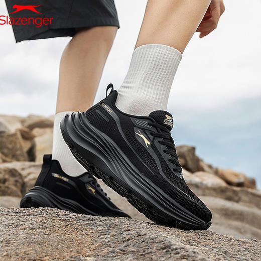 热卖！舒适又好看！史莱辛格Slazenger 轻奢运动跑鞋 英国百年品牌 轻便舒适 S92 商品图6