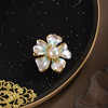 子佩集【芳菲蕴祉】珍珠惜王妃胸针【XXXZ276】镀金五瓣花2602 商品缩略图1