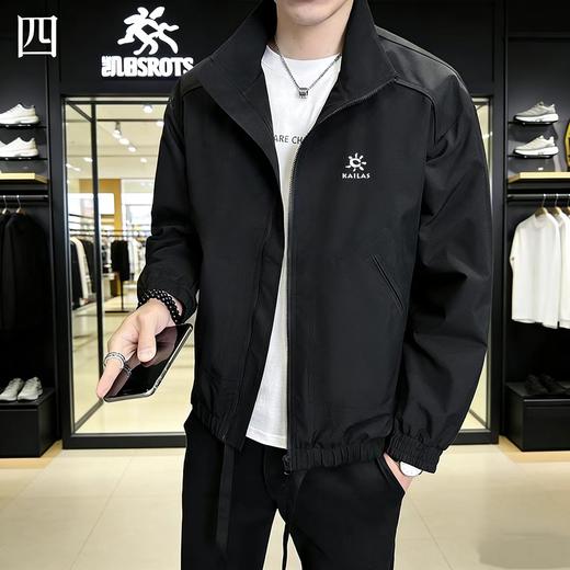 F033135春秋季新款登山户外防风防水厚实亲肤耐脏抗皱立领夹克外套 商品图4