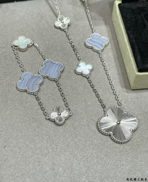 梵克雅宝  四花手链 紫玉髓 白贝母（XK） 商品图5