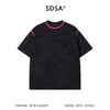 SDSA男装2026新款高贵轻奢日系简约撞色织带圆领短袖T恤百搭上衣 商品缩略图0