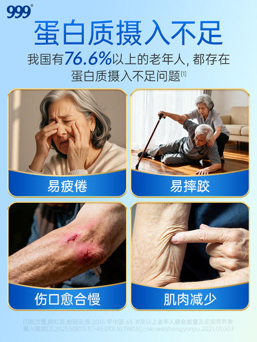 罐罐999动植物双蛋白蛋白粉400g*2桶精品礼盒装蓝罐 商品图5