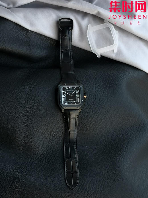 GF卡地亚山度士系列 山度士大号 黑武士 男士腕表 绝对是绕不开的经典 表径39.8mm 商品图0