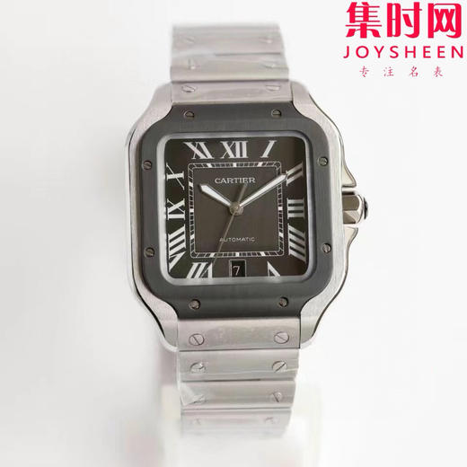 GF卡地亚山度士系列 山度士大号 钢带款 间黑方形男士腕表 绝对是绕不开的经典 表径39.8mm 商品图0