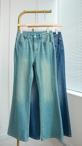 舒弹塑性|侧骨线设计微喇裤