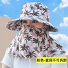 新款夏季防晒帽防风防尘护脸护颈女骑车遮阳帽户外工作田间采茶帽 商品缩略图2