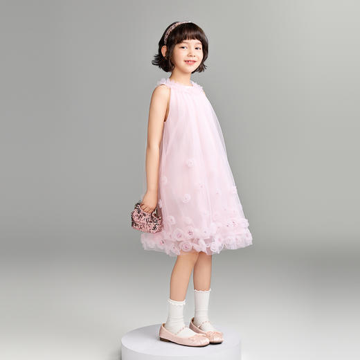【实体店同款】女童礼裙夏季新款安奈儿童装AG623199 商品图5