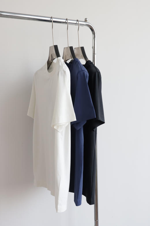 E@极简奢感莫代尔基础T恤｜于细节处见高级 TX623 商品图4