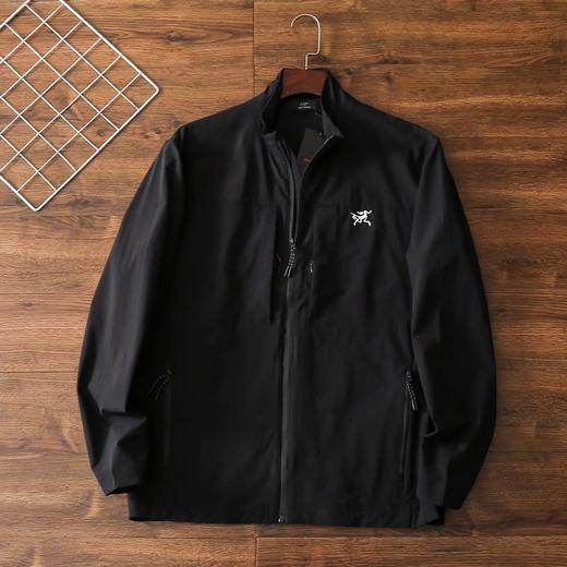 F033191新款男子户外徒步运动防风防泼水梭织立领软壳夹克外套 商品图3