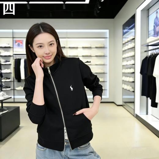 F0331123女款刺绣云心棉立领设计短款拉链外套夹克 商品图7