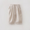 马克珍妮100%亚麻女童清凉压褶长裤2026年夏装新款560971 商品缩略图2