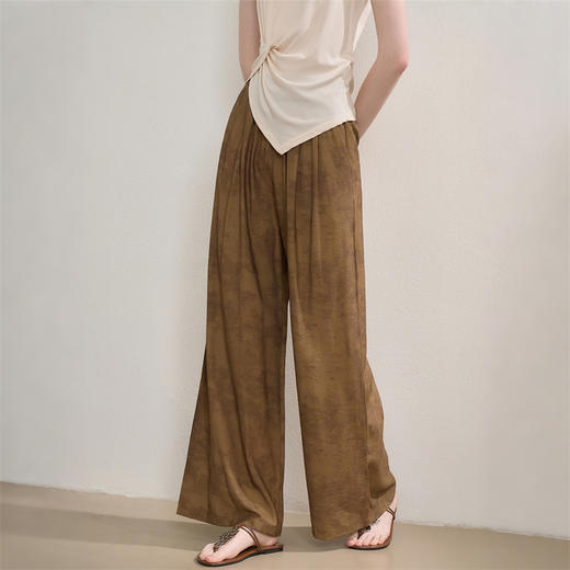 【限时秒杀】新中式国风套装女夏季不规则扭结无袖上衣搭阔腿裤两件套LXD51047 商品图2