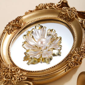 子佩集【风华永驻】珍珠惜王妃胸针【XXXZ069】牡丹镀金2602