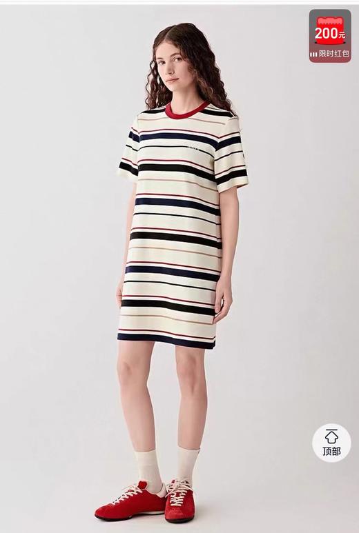F033167春夏季新款时尚百搭宽松休闲克重厚实棉连衣裙 商品图9