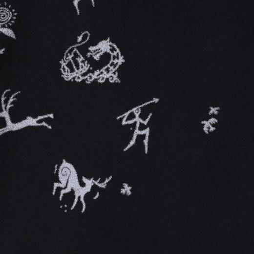 SDSA男装2026新款高贵轻奢潮牌小众印花设计圆领短袖T恤百搭上衣 商品图3