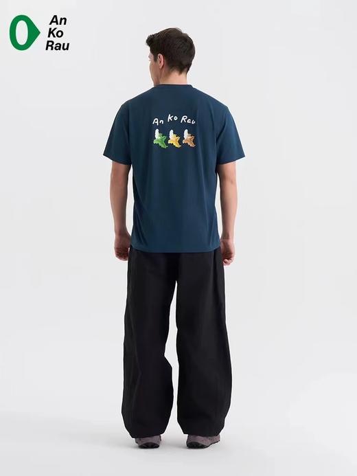 F033173春夏新品情侣款休闲时尚日常百搭全棉圆领短袖T恤 商品图10