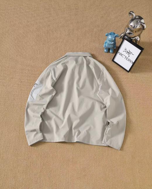 F033188夏季新款时尚百搭男款户外纯色休闲长袖Polo衫 商品图7