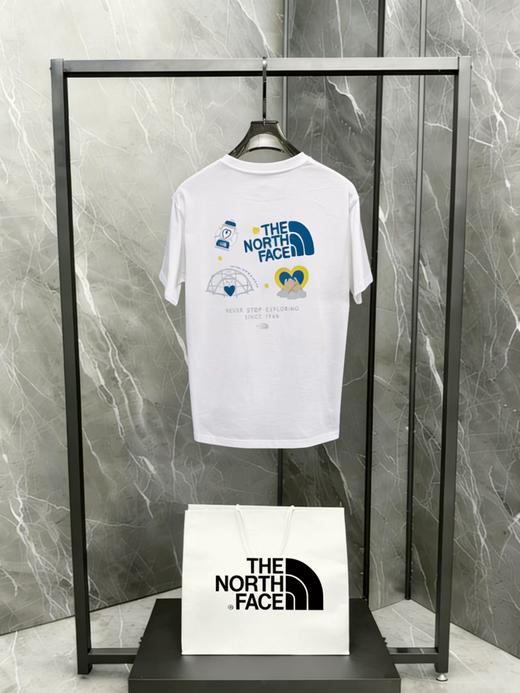 F0331140户外露营趣味图案印花圆领休闲宽松短袖T恤 商品图11