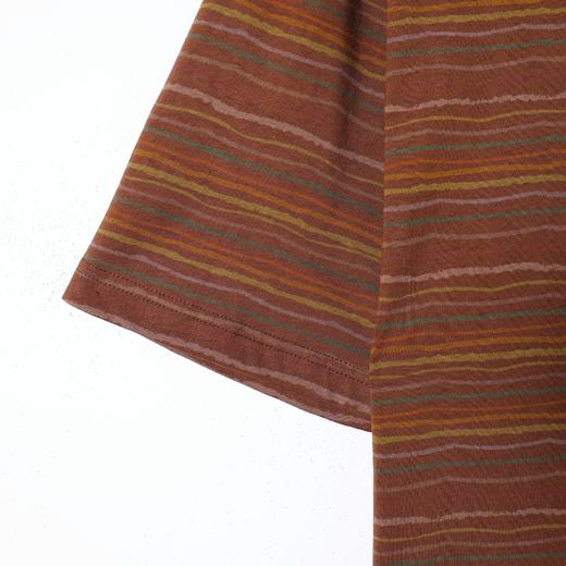 SDSA男装2026新款高贵轻奢时尚撞色条纹圆领短袖T恤百搭宽松上衣 商品图2