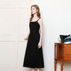 【商场同款】诗凡黎黑色修身吊带连衣裙2025夏新款女3G4190121 商品缩略图4