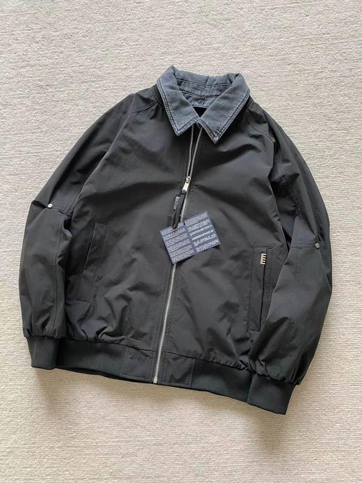 F033137春夏季新款男士舒适耐穿一衣两穿可拆卸翻领棒球领夹克外套 商品图4