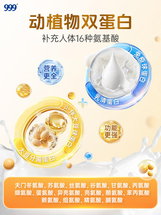 白罐999蛋白粉400g*1桶（无礼盒） 商品图5