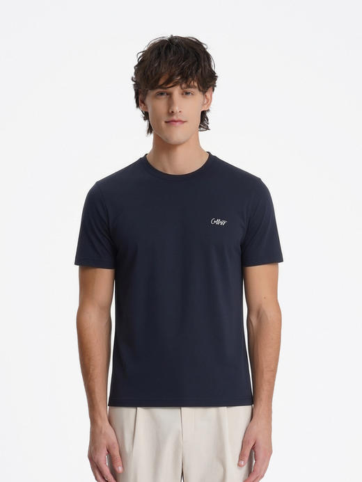 callisto藏青液氨棉logoT恤 商品图2