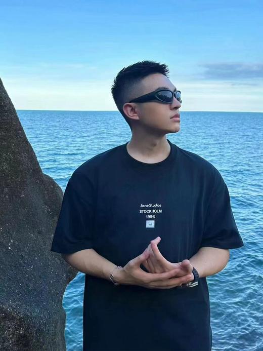 F033182夏季新款时尚百搭复古印花情侣款圆领T恤短袖 商品图5