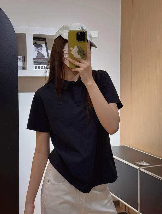 点此购买 可隆夏季男女款SECO3.0空气面料短袖POLO衫 bk 343825 商品图11