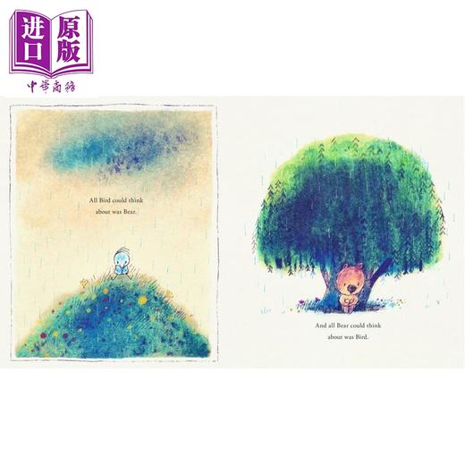 预售 【中商原版】熊与鸟绘本 云朵 The Cloud A Bear and Bird Picture Book 英文原版 儿童绘本故事书 进口童书3-7岁 精装 Jarvis 商品图1