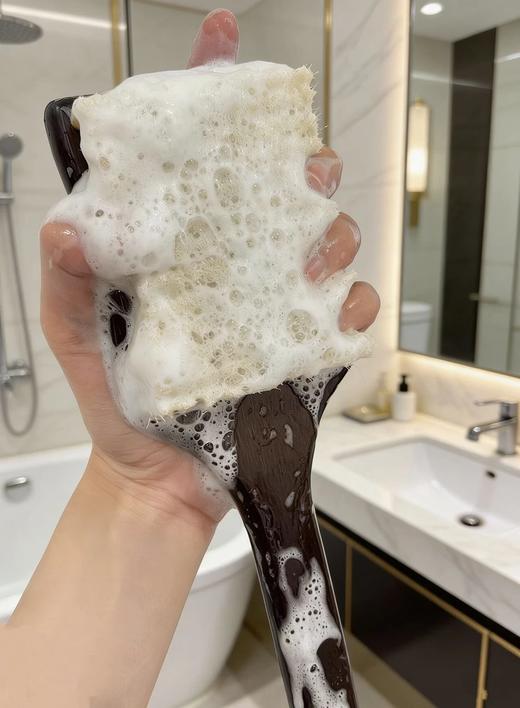 正亚马68美刀！超长柄猪鬃毛浴刷  26Y03113- 商品图2