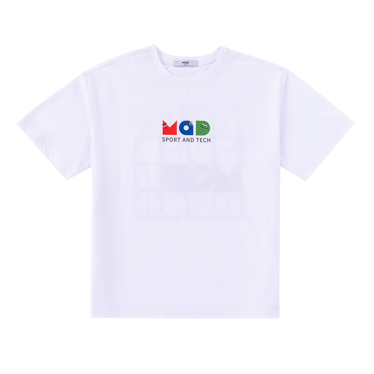 【MQD】夏季男童几何印花短袖T恤