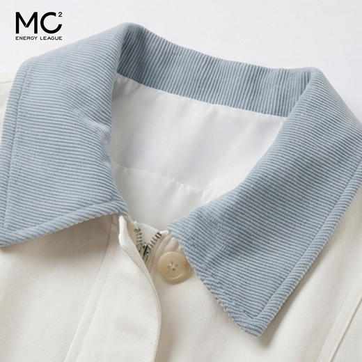 女装撞色翻领仿麂皮外套-2616J6212023 商品图1