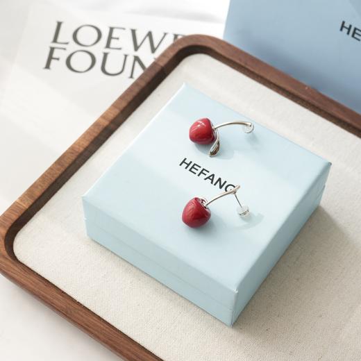 何方珠宝 2026新年系列 幸运苹果耳环 商品图0