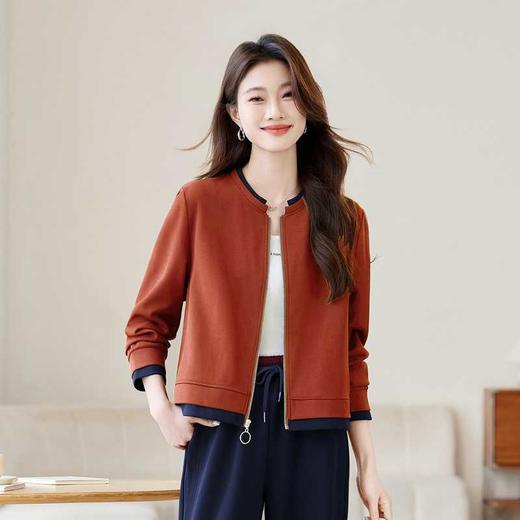 棒球服外套女装新款春季洋气正肩休闲短款夹克上衣LYW85301 商品图3