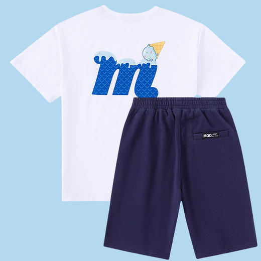 【MQD】男单夏季舒适休闲T恤套装 商品图1