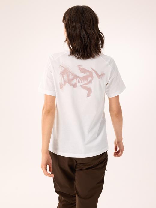 鸟 女款刺绣字母+背面幻影圆领短袖T恤 Z-15909 商品图7