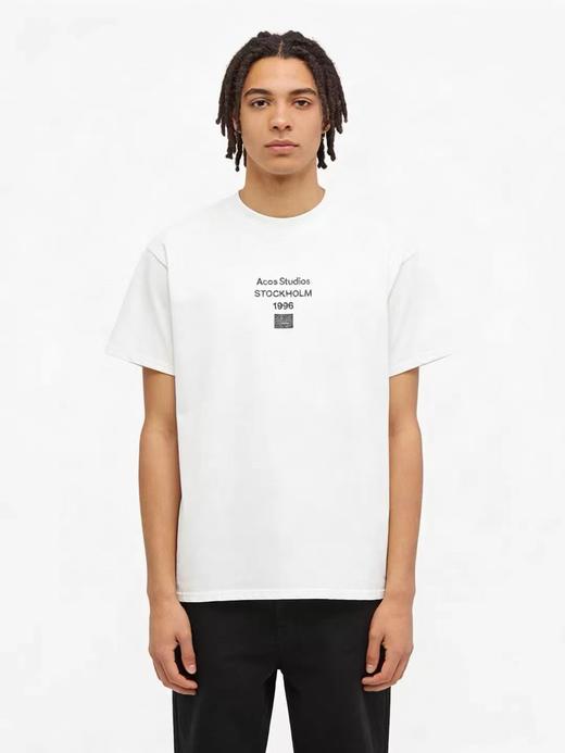 F033182夏季新款时尚百搭复古印花情侣款圆领T恤短袖 商品图4