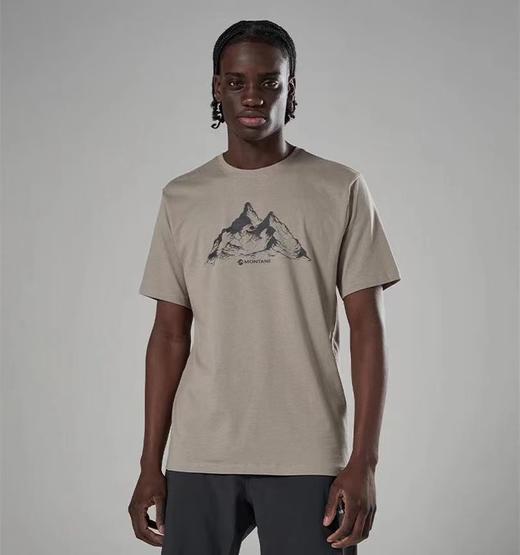 F033164春夏季新款男士户外亲肤潮流透气排汗款印花短袖T恤 商品图3