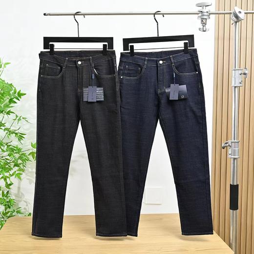 F0331105春季新款时尚百搭日常通勤男士水洗休闲牛仔长裤 商品图0