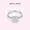 ShiningHouse[培育] 18k金钻石戒指 刻面形2克拉钻人工真钻人造钻石K金戒指设计感时尚钻石戒指悦己送礼臻选【此商品不支持7天无理由退货退款】预计3日发货 商品缩略图0