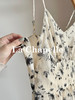 专柜实拍【天丝莱赛尔】拉夏贝尔/La Chapelle轻奢线！法式V领撞色花朵后背松紧吊带裙气质温柔连衣裙 商品缩略图4