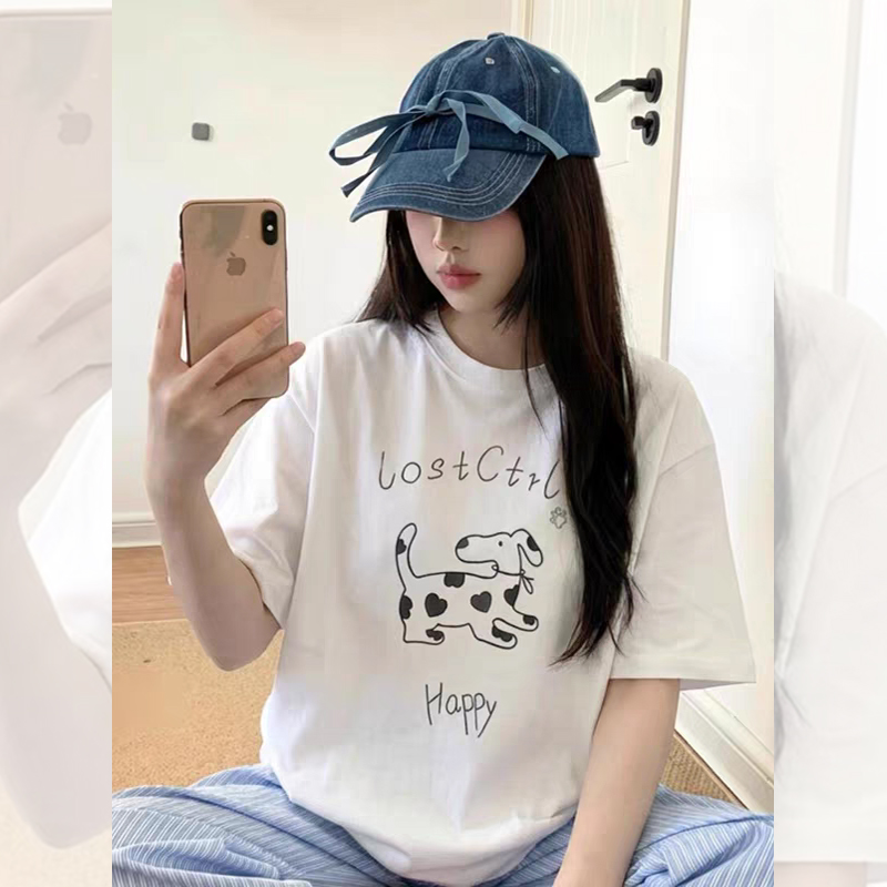 <曾小咸推荐>  爱心小狗短袖 日常价199！活动价89！！【预售款，预计3-15天发货】