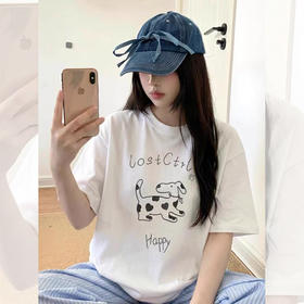 <曾小咸推荐>  爱心小狗短袖 日常价199！活动价89！！【预售款，预计3-15天发货】