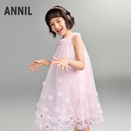 【实体店同款】女童礼裙夏季新款安奈儿童装AG623199 商品图2