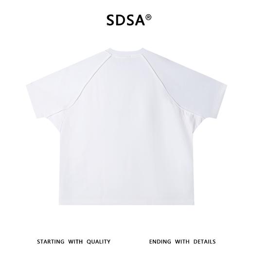 SDSA男装2026新款高贵轻奢潮牌烫钻笑脸宽松圆领短袖T恤百搭时尚 商品图4